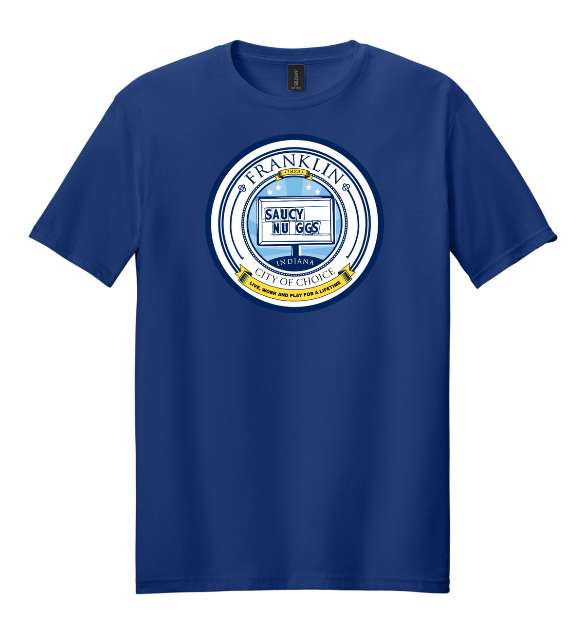 Saucy Nuggs Franklin City Seal T-Shirt